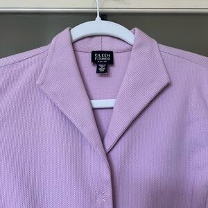 RARE Eileen Fisher Lilac Stretch Blazer Size M